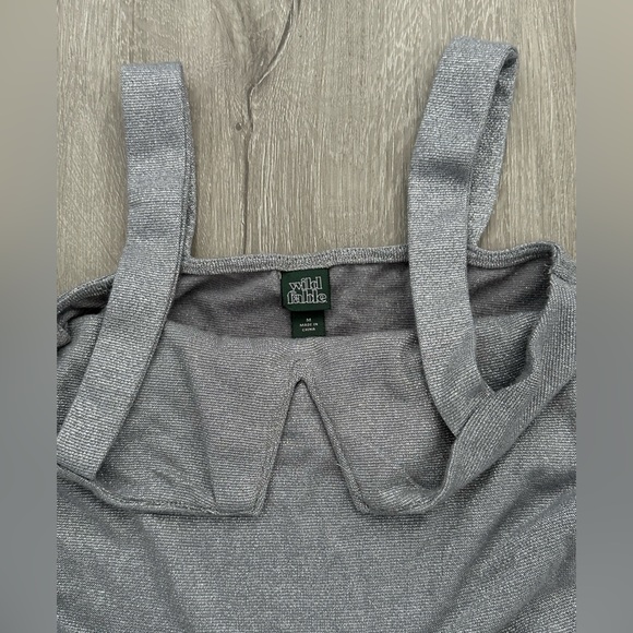 wild fable gray/silver bodysuit - Picture 2 of 5